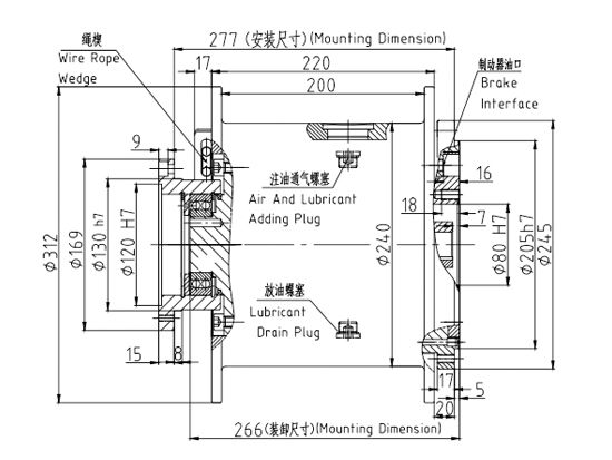 卷揚減速機JQL148E